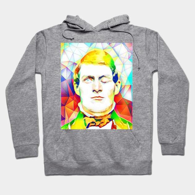 Phineas Gage Colourful Portrait | Phineas Gage Artwork 11 Hoodie by JustLit